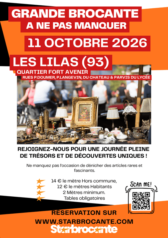 Photo de Brocante annuelle des lilas - Quartier fort avenir
